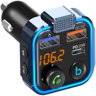 Transmiter samochodowy BLUETOOTH FM 2x USB MP3