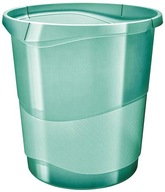 Odpadkový kôš "Colour`Ice", priehľadná zelená, 14 l, ESSELTE