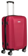 Peterson średnia pojemna walizka twarda na 4 kółkach bagaż abs solidna