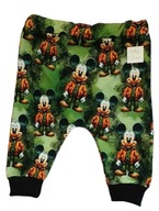Spodnie Myszka Mickey na zielonym rozmiar 170