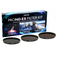 HOYA PRO ND EX FILTER KIT 58mm – 3 filtry SZARE EX