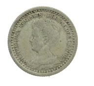 [M8755] Hollandia 10 cent ezüst 1921