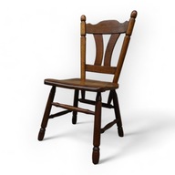 8678 solidne, dębowe krzesło