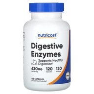 Nutricost, Digestive Enzymes, 620 mg, 120 Capsules