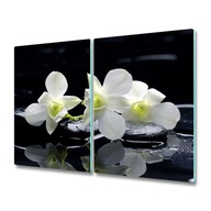 Hartowana osłona płyty indukcyjna Orchidea 2x30x52