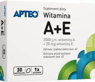 Witamina A+ E 2500 j.m + 20mg Wsparcie Przed Stresem Oksydacyjnym 30 Kaps