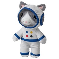 IKEA AFTONSPARV Plyšový astronaut mačka 28 cm
