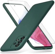 Etui kompatybilne z Samsung Galaxy A53 5G i osłona ekranu ze szkła hartowan