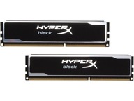 Pamięć RAM Komputera Kingston Black HyperX DDR3 8GB 2x4GB 1600MHz Dual DIMM