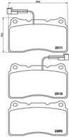 P23078X BREMBO KLOCKI HAMULCOWE XTRA PRZÓD