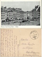 Warszawa Rynek Starego Miasta 1940r.