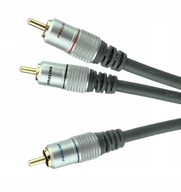 Kabel 1RCA-2RCA typu Y do subwoofera Prolink 10m