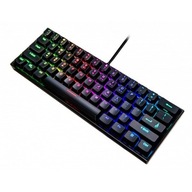 SureFire KingPin M1, klawiatura 60%, gamingowa, RGB US, do gry, przewodowa