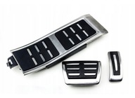 Audi pedálborítás szett, fém-gumi, automata váltóhoz