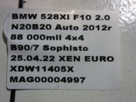 BMW F10 528 Schlauch luft DOLADOWANIA 7612095