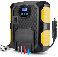 AUTÓS KOMPRESSZOR PUMPA LÉGSŰRÍTŐ 12V LED