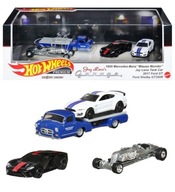 Jay Leno's Garage Set Diorama - 4 Piece Hot Wheels Premium 1:64