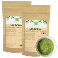 Herbata Zielona MATCHA proszek 200g sproszkowana Naturalna 2x 100g GREEN