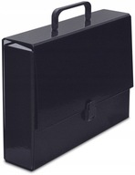 Kufrík A4 s rúčkou na dokumenty 80mm čierny
