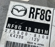 control unit of the engine MAZDA 6 GH 2.0 CITD 275800-8108