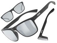 Okulary rowerowe dziecięce UVEX Rookie black matt silver S3