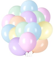 Balony pastelowe KOLOROWE urodzinowe MIX roczek 1-99 urodziny party 10szt