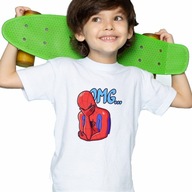 Detské tričko biele SPIDERMAN OMG Vzory - 146