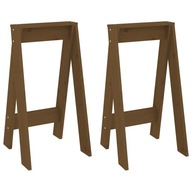 Stoličky, 2 ks, medovo hnedá, 40x40x75 cm, masívne dr