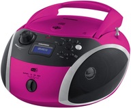 Boombox Radio GRUNDIG GRB 4000 BT DAB+ CD USB MP3 różowy