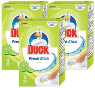 Duck Fresh Stick paski żelowe WC limonka Lime x9