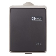 EMOS A1398 Wyłącznik natynkowy 1P IP54szaro-czarny