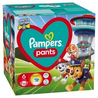 Pampers Pants Paw Patrol pieluchomajtki Psi Patrol rozmiar 6 15+ kg 60 szt.