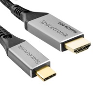 Kábel Adaptér USB-C 3.1 na HDMI Spacetronik KCH-SPA010 1m 4K UHD