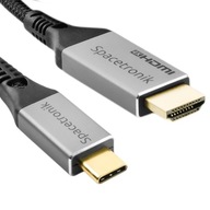 Kabel Przewód Adapter USB-C 3.1 do HDMI Spacetronik KCH-SPA010 1m 4K UHD