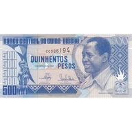 Gwinea-Bissau, 500 Pesos, 1990, 1990-03-01, KM:12,