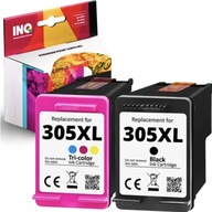 Atrament Inqprint POWIĘKSZONY tusz do HP 305 czarny XL PREMIUM pre HP čierny (black) + Atrament Inqprint POWIĘKSZONY do HP 305 kolor PREMIUM DeskJet pre HP trojfarebná