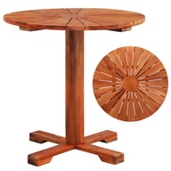 Bistro stolík 70x70 cm masívne akáciové drevo