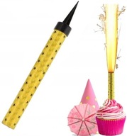 TORTAFONTÁN, SZÜLINAPI TORTÁRA, GYERTYA, 12 CM, 1 DB