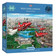 Puzzle Letecké predstavenia nad Londýnom 1000 dielikov, značka G3.