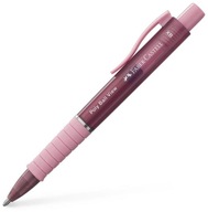 Guľôčkové pero Poly Ball View ružové (Rose Shadows), Faber-Castell