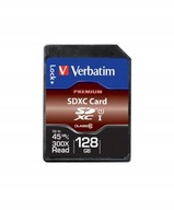 Karta pamięci SDXC Verbatim Premium U1 128GB (90 MB/s) Class 10 UHS-1 V10