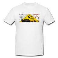 KOSZULKA T-SHIRT DZIECIĘCA BIAŁA [2XS] 104CM F1 2017 + GRATIS TEKST