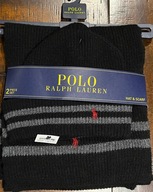 POLO RALPH LAUREN Czapka z szalikiem z USA100%Org.