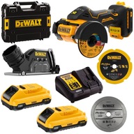 Akumulatorowa szlifierka kątowa przecinarka 76mm 18V 2x3Ah DeWALT DCS438L2T