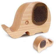 Głośnik bezprzewodowy SŁONIK stojak drewniany