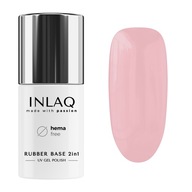 INLAQ Rubber Base Baza Kauczukowa 2in1 Cover Aroma HEMA Free - Budująca