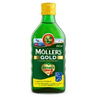 MOLLERS GOLD Tran Norweski 250 ml smak cytrynowy...