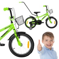 ROWER DZIECIĘCY ROWEREK 16 CALI TABOU ROCKET LEKKI PROWADNIK DLA CHŁOPCA