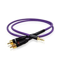 Kábel Melodika MDMJ2R15 minijack (3,5 mm) - 2× RCA (cinch) 1,5 m