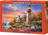 Castorland puzzle latarnia morska wybrzeże 1500 el